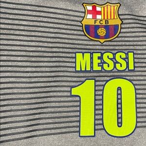 Kids Gray Striped Hoodie